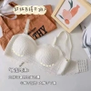 Dreamy red and pink strapless bras for women, small breasts gathered together without underwire protection, strapless bra that makes you look larger Specification image